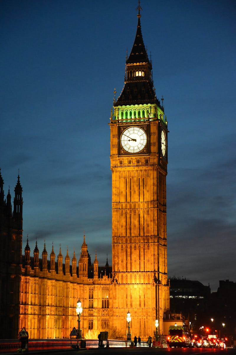 Big Ben au crépuscule Londres