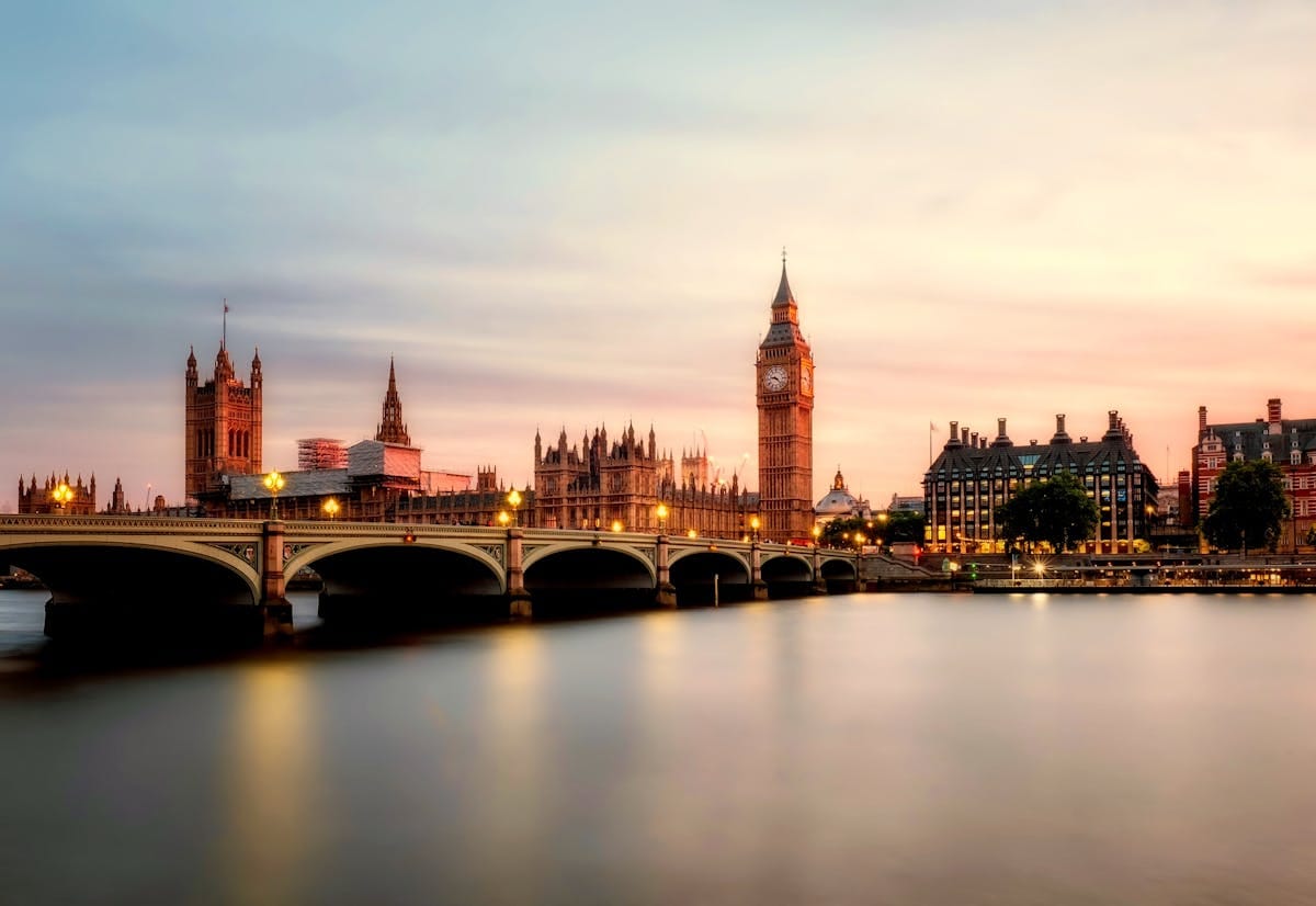 Big Ben et Westminster - prix ETA Royaume-Uni 2026