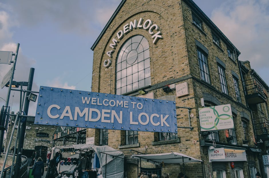Camden Town Londres journée illustration 4
