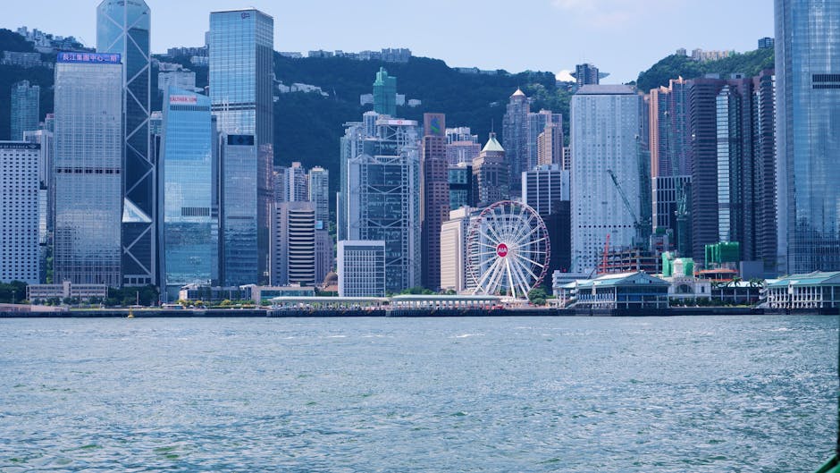 Hong Kong skyline avec ETA UK pour BNO passport 2026