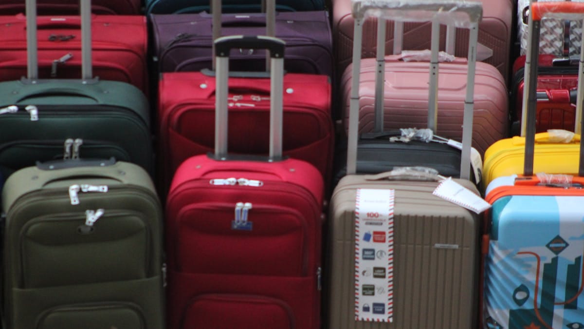 Bagage à main et documents de voyage