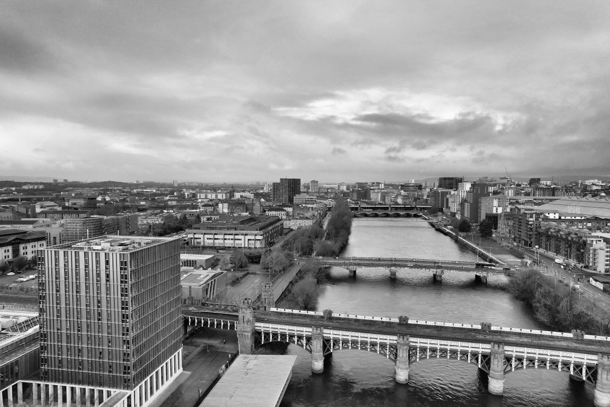 Le centre de Glasgow