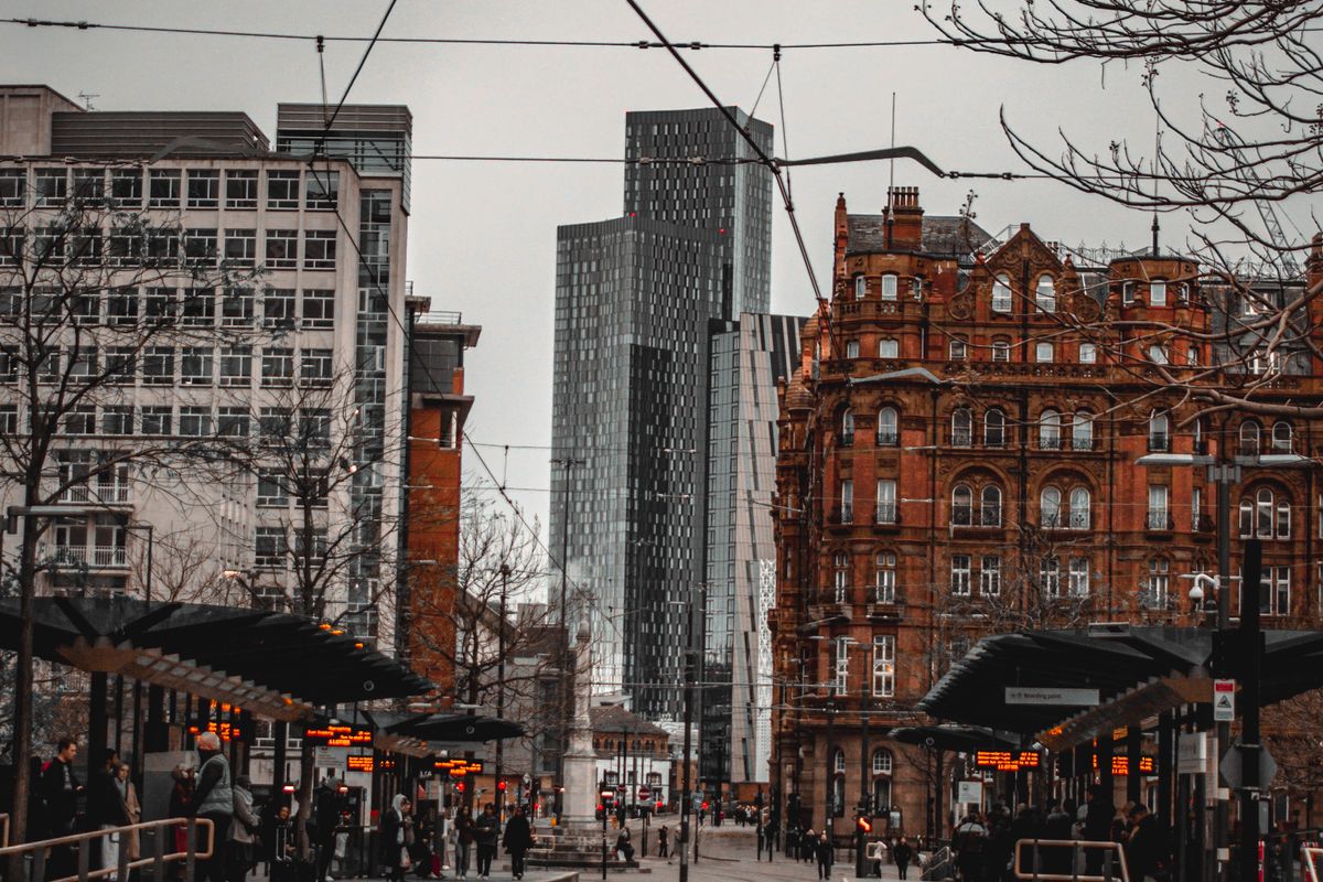 Le centre de Manchester