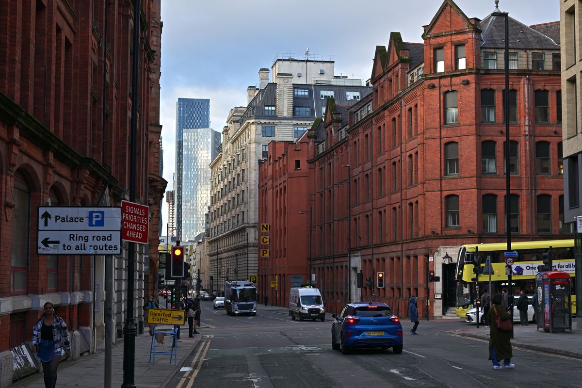 Rues du centre de Manchester