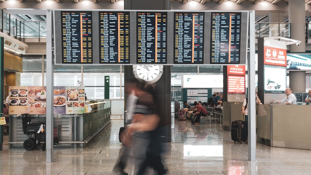 ETA UK transit aéroport : terminal de correspondance