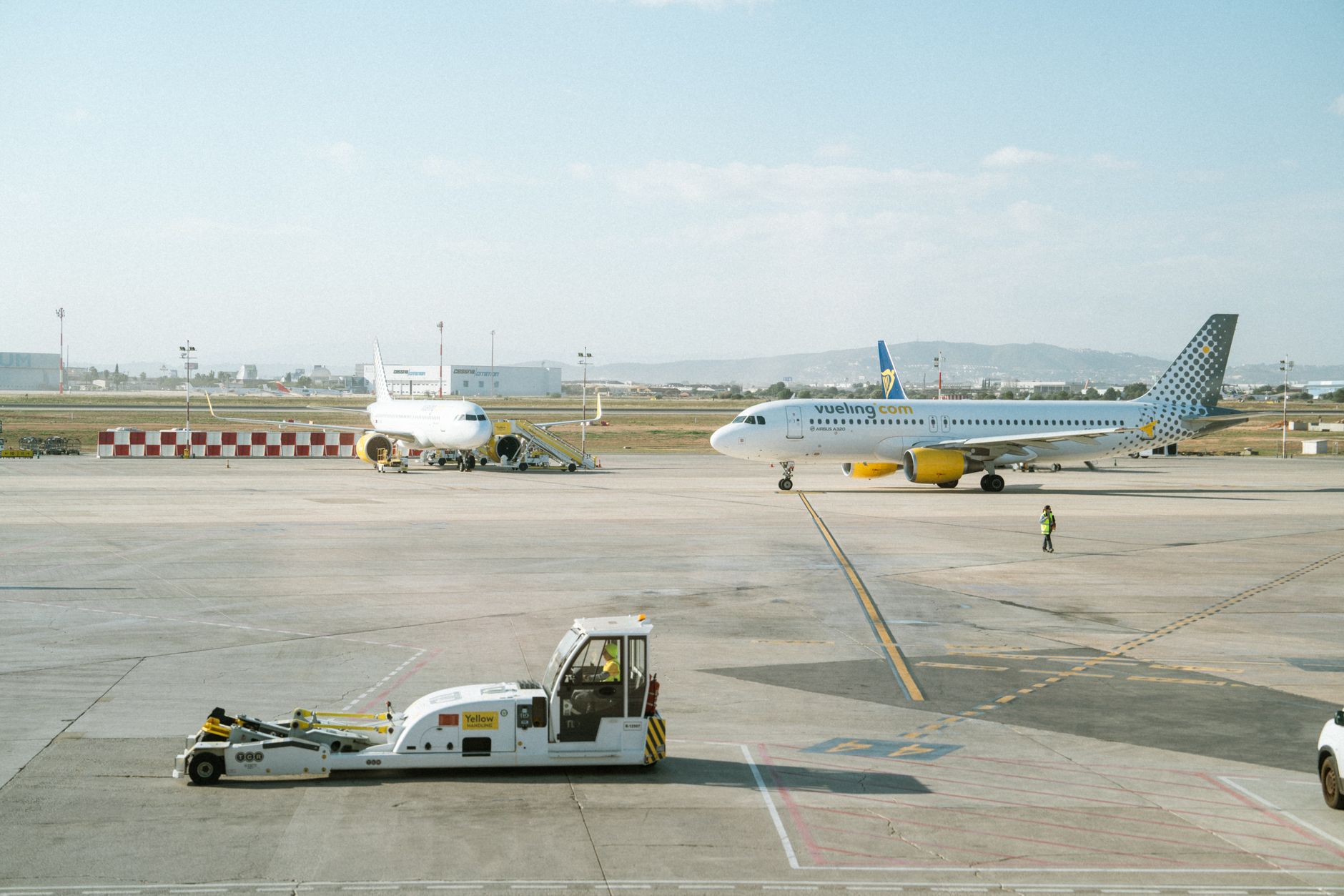 Terminal de l'aéroport de Barcelone, point de départ fréquent pour les Andorrans vers Londres