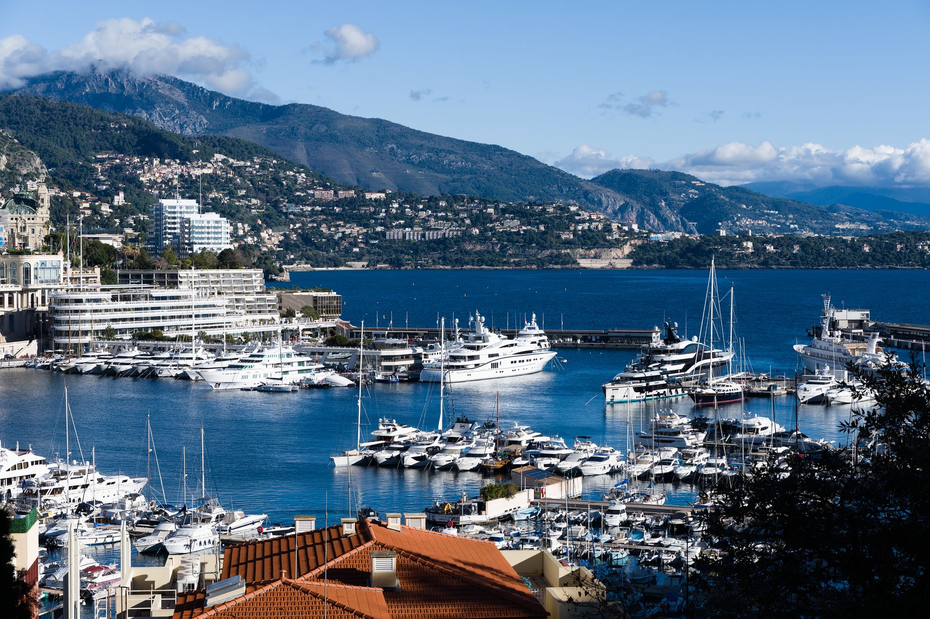 Port de Monaco d'où les Monégasques partent vers le Royaume-Uni avec leur ETA